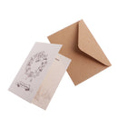 Set of 30pcs Christmas Garland Painted Greeting Card with Envelopes Wishing CardS