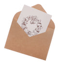 Set of 30pcs Christmas Garland Painted Greeting Card with Envelopes Wishing CardS