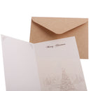 Set of 30pcs Christmas Garland Painted Greeting Card with Envelopes Wishing CardS
