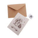 30 Sets Vintage Christmas Painted Greeting Card with Envelopes
