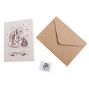 30 Sets Vintage Christmas Painted Greeting Card with Envelopes
