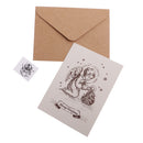 30 Sets Vintage Christmas Painted Greeting Card with Envelopes