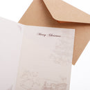 30 Sets Retro Christmas Xmas Tree Painted Greeting Card with Envelopes Wishing Cards