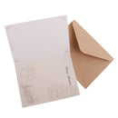 30 Sets Retro Christmas Xmas Tree Painted Greeting Card with Envelopes Wishing Cards