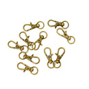 32x12mm Lobster Trigger Clasp Clip Swivel Key Ring Snap Hook Key Charm Pack of 10
