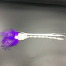 1920's Purple Charleston Feather Headband Flapper Gangster 30s Fancy Dress