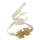 Wedding Dress Accessories Gold Rhinestone Vintage Beaded Crystal Belt Sash