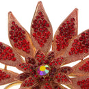 Women Flower Bouquet Brooch Pin FOR Wedding Party Mother's Day Gift Red