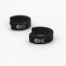 Vintage Black Stainless Steel Punk Skull Pattern Ear Clip Stud Earrings for Men Gifts