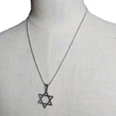 Punk Stainless Steel Hexagram Pendant Necklace Chain Jewelry
