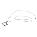 Punk Stainless Steel Hexagram Pendant Necklace Chain Jewelry
