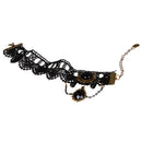 Women Vintage Black Floral Lace Anklet Chain Ankle Sandal Bracelet