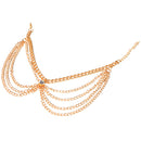 Simple Crystal Gold Multilayer Anklet Ankle Chain Bracelet Summer Accessory