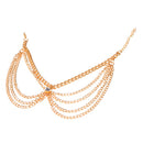 Simple Crystal Gold Multilayer Anklet Ankle Chain Bracelet Summer Accessory