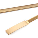 Gold Plated Elastic Stretching Slim Waistband Waist Lady Girls Belt Chain