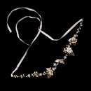 Wedding Bridal Diamante Rhinestone Flower Leaf Headband Hairband Headpiece