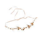 Wedding Bridal Diamante Rhinestone Flower Leaf Headband Hairband Headpiece