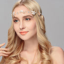 Wedding Bridal Diamante Rhinestone Flower Leaf Headband Hairband Headpiece