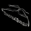 Wedding Bridal Crown Tiara Princess Headband Pearl Hair Accessories Silver