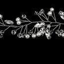 Wedding Bridal Crown Tiara Princess Headband Pearl Hair Accessories Silver