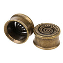 Fashion Punk Spiral Turbine Ear Tunnel Plug Gauge Expander Stretcher Ear Jewelry 16mm