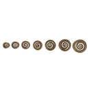 Fashion Punk Spiral Turbine Ear Tunnel Plug Gauge Expander Stretcher Ear Jewelry 16mm