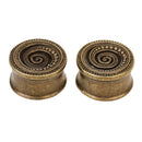 1 Pair Metal Vintage Turbine Ear Tunnel Plug Expander Stretcher Body Ear Jewelry 18mm