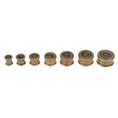 1 Pair Metal Vintage Turbine Ear Tunnel Plug Expander Stretcher Body Ear Jewelry 18mm