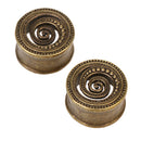Pair of Metal Turbine Ear Tunnel Plug Expander Stretcher Body Piercing Ear Jewelry 20mm