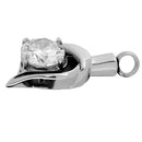 Rhinestone Dolphin Design Memorial Pet Ash Cremation Urn Keepsake Pendant
