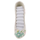 Fashion Flower High-heeled Shoe Tiered Ring Holder Display Jewelry Organizer