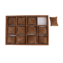 Fashion Watch Bracelet Pillow Jewelry Display Box Organiser Holder Showcase Coffee
