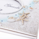Ocean Style Resin Scallop Guest Signing Book Wedding Party Favour Gift