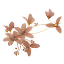 Women Girls Ladies Hair Pieces Wedding Engagement Party Hair Accessories Coffee