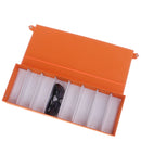 8 Comparment Sunglasses Display Glasses Display Storage Box Case Orange