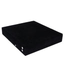 8 Comparament Protective Adjustable Eyeglass Sunglasses Carry Storage Case Cover Black Pair Of 12PCS