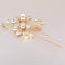 Crystal Pearls Floral Vine Hair Pin Clip Wedding Bride Girls Prom Accessory