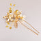 Crystal Pearls Floral Vine Hair Pin Clip Wedding Bride Girls Prom Accessory