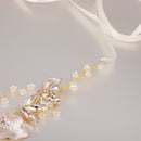 Crystal Pearls Floral Vine Headband Tiara Wedding Bride Prom Hair Accessory