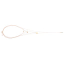 Elegant Multilayer Gold Plated Alloy Bead Sequin Pendant Bib Necklace Chain