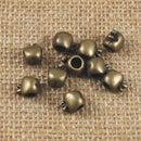 30 Pieces/ Pack Apple Shape Loose Spacer Beads DIY Jewelry Necklace Making Beads 4.5mm Hole European Beads