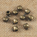 30 Pieces/ Pack Apple Shape Loose Spacer Beads DIY Jewelry Necklace Making Beads 4.5mm Hole European Beads