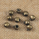 30 Pieces/ Pack Apple Shape Loose Spacer Beads DIY Jewelry Necklace Making Beads 4.5mm Hole European Beads
