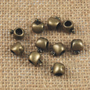 30 Pieces/ Pack Apple Shape Loose Spacer Beads DIY Jewelry Necklace Making Beads 4.5mm Hole European Beads