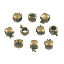 30 Pieces/ Pack Apple Shape Loose Spacer Beads DIY Jewelry Necklace Making Beads 4.5mm Hole European Beads