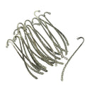 Tibetan Silver Metal Beading Line Pattern Bookmarks With hoop DIY Jewelry Making Findings Pack of 20
