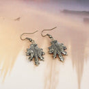Chic Fashion Faux Crystal Bohemian Boho Statement Earrings Flower Petal Drop