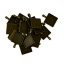 20 x Vintage Bronze Blank Tray Base Cabochon Pendant DIY Making Findings