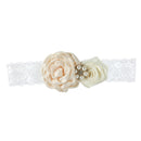 Girls Ladies Flower Floral Lace Pearls Headband Hair Band Party Hair Accessories