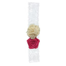 Colorful Girls Flower Lace Pearls Headband Hair Band Party Hair Accessories